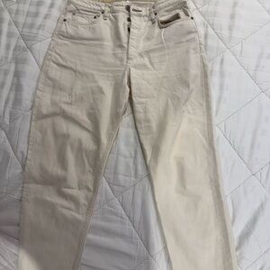 Rag & Bone Off-White Organic Cotton Jeans